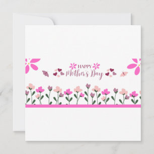 Convite Feliz dia das mães Design multi Cores
