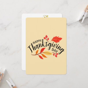 Convite Feliz Dia de Ação de Graças