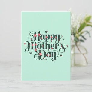 Convite Feliz dia de as mães