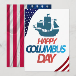 Convite Feliz Dia de Colombo