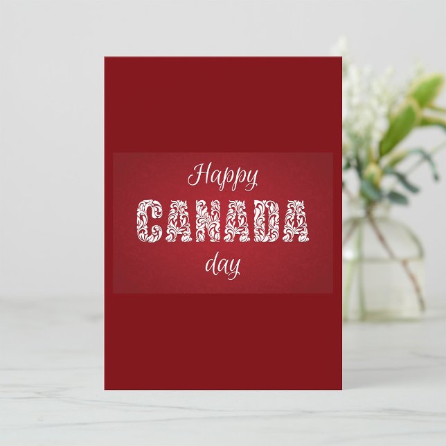 Convite Feliz Dia do Canadá (Criador carregado)