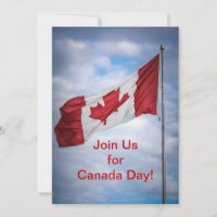 Feliz dia do Canadá, Red e White Flag canadense