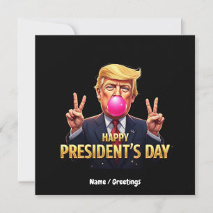 Convite Feliz Dia do Presidente Celebre Patriotismo Liberd