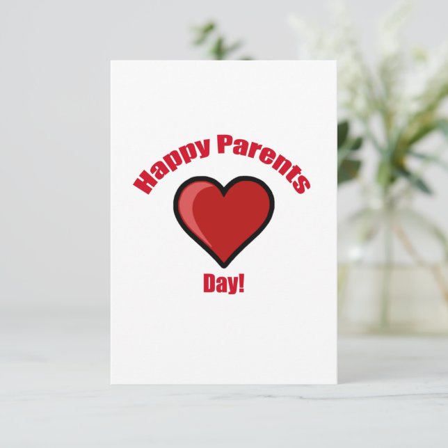 Convite Feliz Dia dos Pais! (Em pé/Frente)