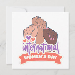 Convite Feliz Dia Internacional da Mulher