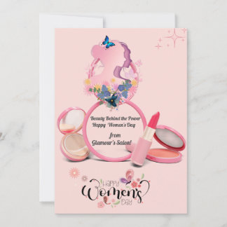 Convite Feliz Dia Internacional da Mulher