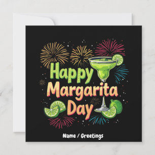 Convite Feliz Dia Nacional da Margarita