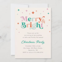 Feliz e Brilhante Natal Colorido