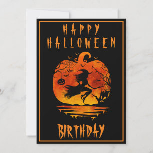 CONVITE FELIZ FESTA DE ANIVERSÁRIO DE 40 ANOS DE HALLOWEEN