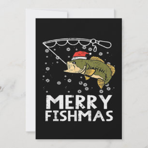 Convite Feliz Fishmas Peixe Pescaria Natal