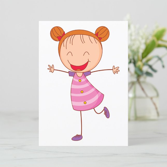 Convite Feliz Garota (Criador carregado)