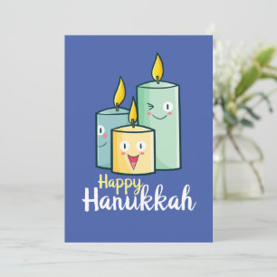 Convite Feliz Hanukkah Personalizável