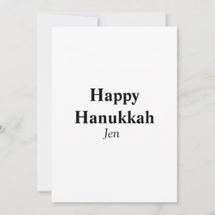 Convite Feliz Hanukkah seu nome texto imagem editável 