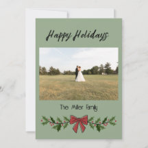 Feliz Holidays Garland e Mistletoe