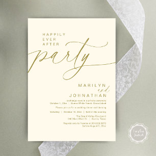 Convite Feliz Janto de Elopemento de Casamento de Festas