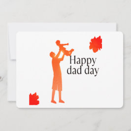 Convite Feliz Mug do Pai - Padre e Criança Silhouette - Pr