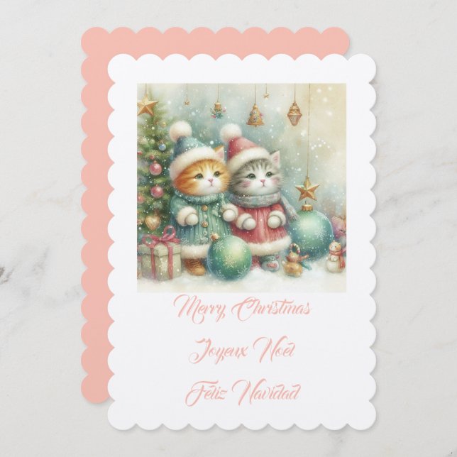 Convite Feliz Natal, (Frente/Verso)