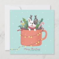 Feliz Natal: Arte Ilustradora de Cão