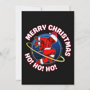 CONVITE FELIZ NATAL ASTRONAUTA ESPACIAL ENGRAÇADO