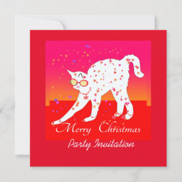 Convite Feliz Natal Cat