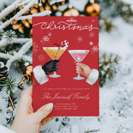 Convite Feliz Natal, Coquetel, saudação