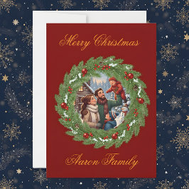 Convite Feliz Natal Da Nossa Família para a Sua! Foto Gr