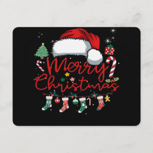 Convite Feliz Natal Divertido Natal Combinando Clássico