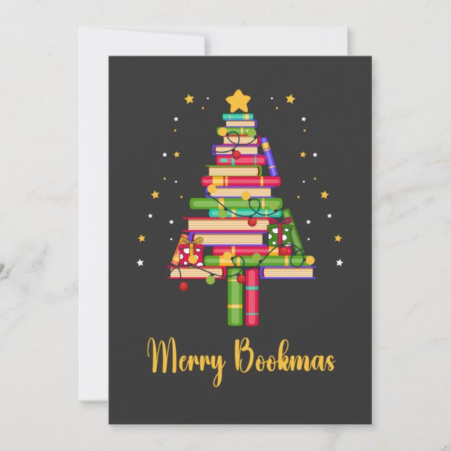 Convite Feliz Natal dos Livros (Frente)