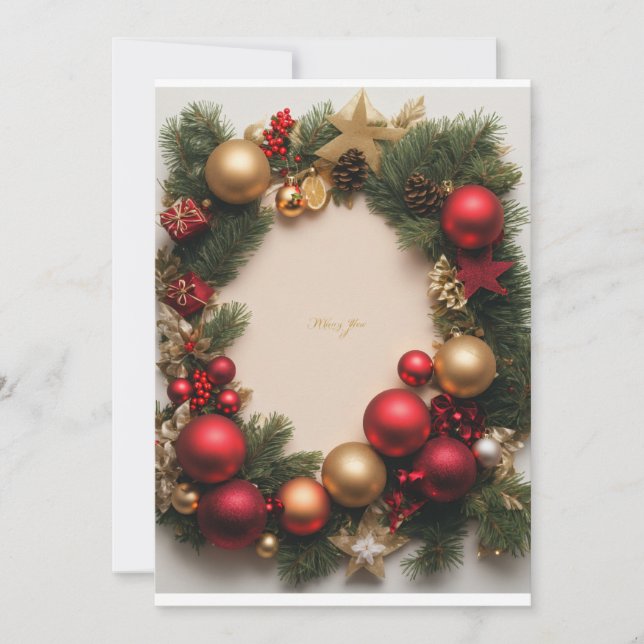 CONVITE FELIZ NATAL E BONS DESEJOS (Frente)