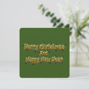 Convite Feliz Natal E Feliz ano novo