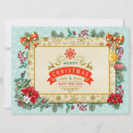 Convite Feliz Natal e Feliz ano novo por Amor