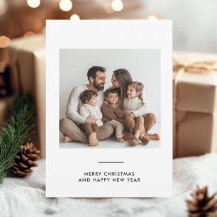 Convite Feliz Natal e Foto da Família Feliz ano novo