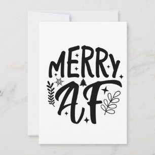 Convite Feliz Natal Engraçado Floco de Neve Natal