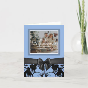 Convite Feliz Natal felizes festas script azul