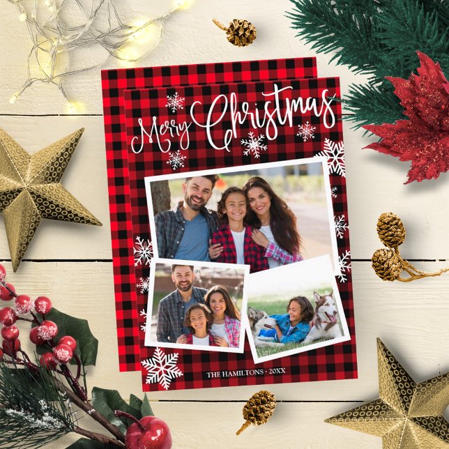 Convite Feliz Natal Frio de Neve Russo 3 Fotos (Criador carregado)