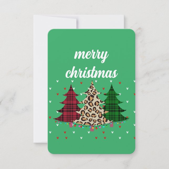 Convite Feliz Natal Moderno e Elegante (Frente)