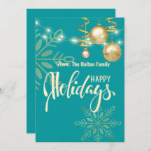 Feliz Natal moderno verde