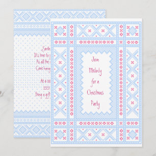 Convite Feliz Natal Nórdico