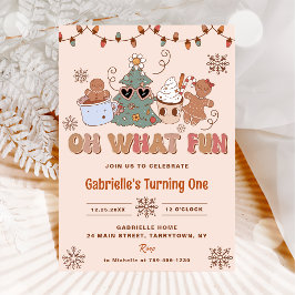 Convite Feliz Natal Oh Que Festa de aniversário Divertida