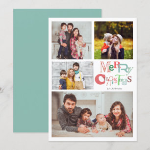Convite Feliz Natal Tipografia 4 Fotografia Fótulo Fóco