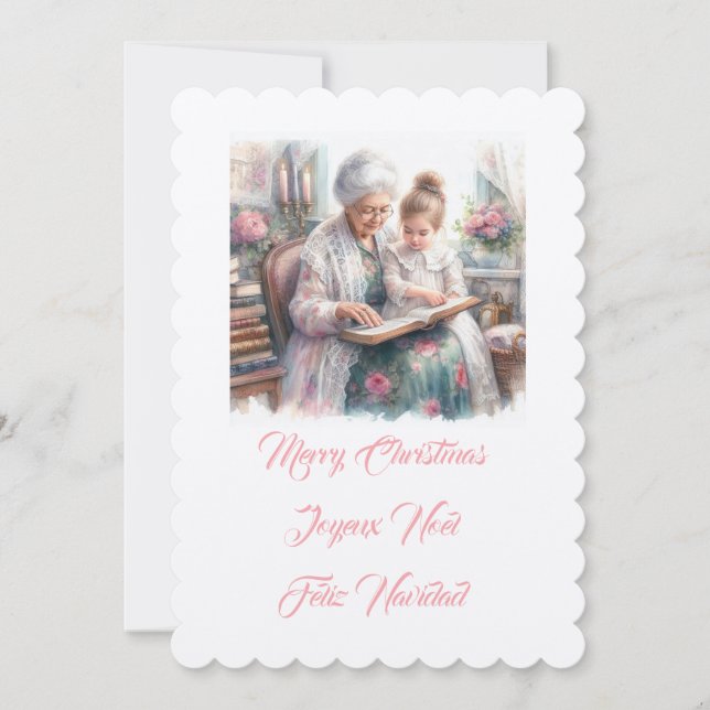 Convite Feliz Natal Vovó (Frente)