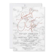 Feliz Nunca Depois Da Festa de noivado De Mármore 