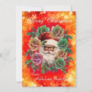 Convite Feliz Papais noeis de Natal Saudações Personalizad