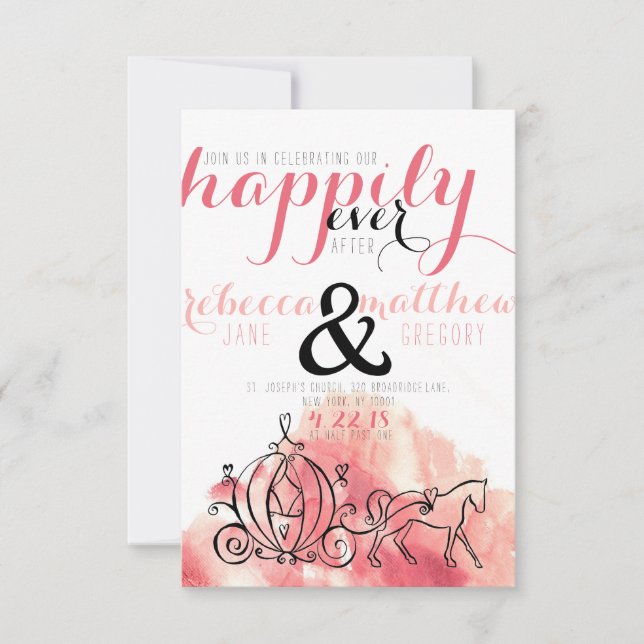 Convite Feliz para sempre! (Frente)