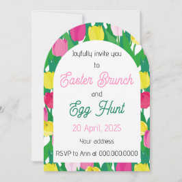 Convite Feliz Páscoa.