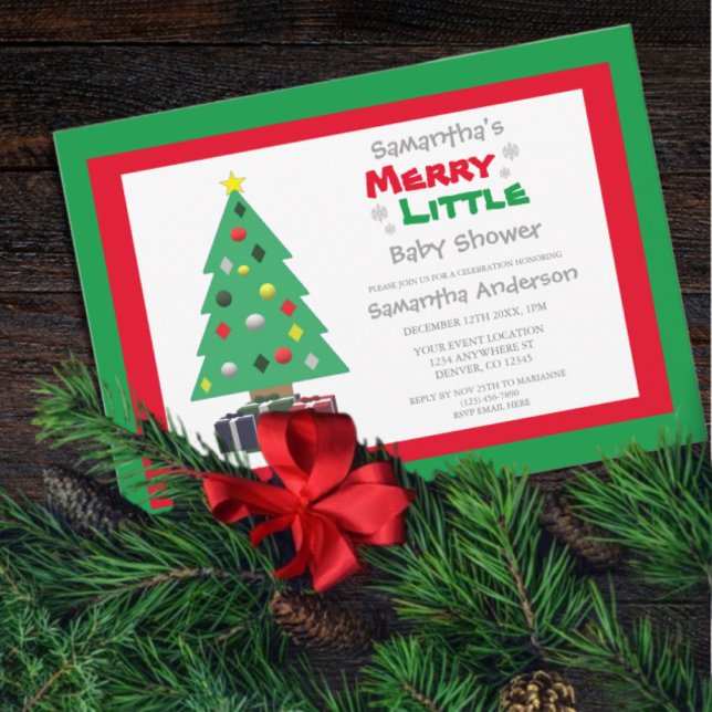 Convite Feliz pequeno Chá de fraldas (Criador carregado)