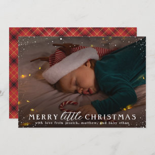 Convite Feliz pequeno Natal   Feriado De Bebê Fresco