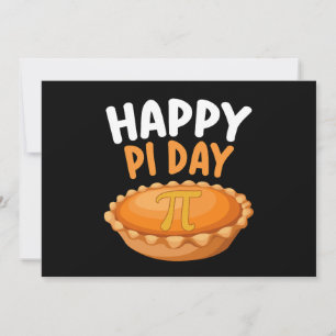 Convite Feliz Pi Day Pie Matemática Matemática Arco-Íris