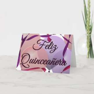 Convite Feliz Quinceañera - Happy 15th Birthday