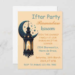 Convite Feliz Ramadan Kareem E Eid Mubarak 2024